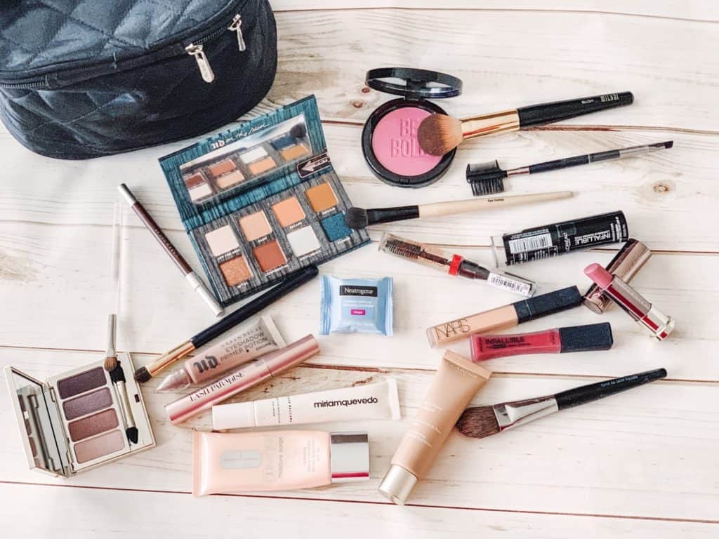 Travel makeup kit essentials