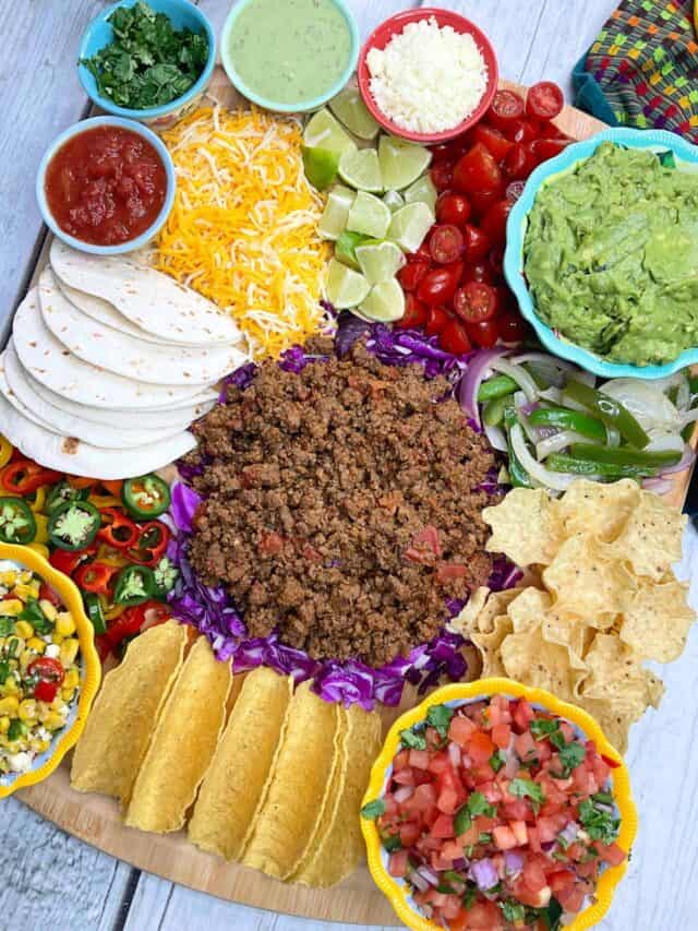 Taco Charcuterie Board Hispana Global