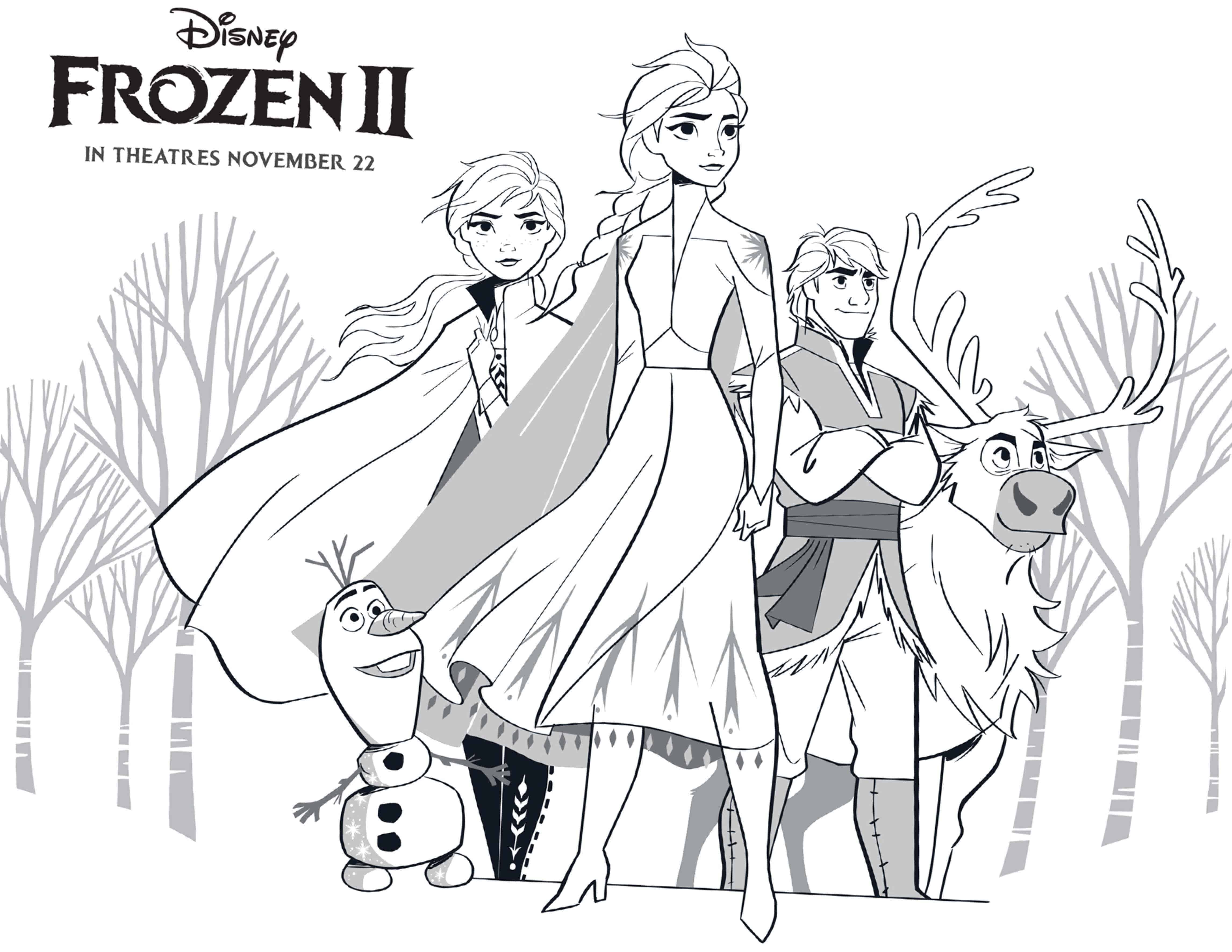 Fun And Free Frozen 2 Coloring Sheets Hispana Global