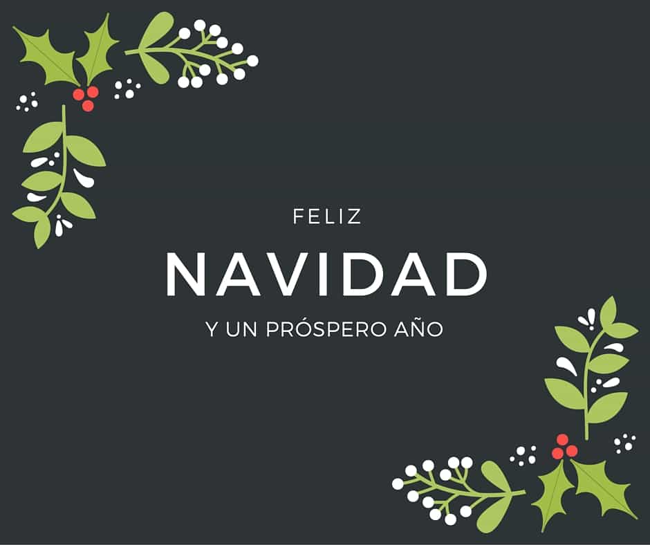 spanish holiday greeting cards