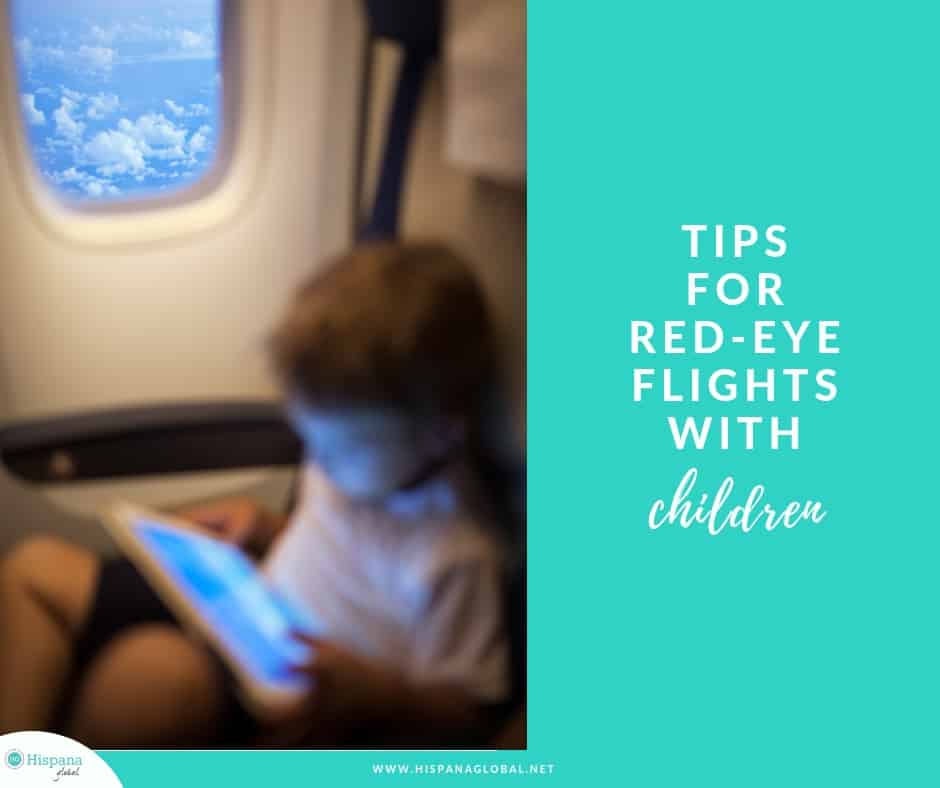 Tips for red-eye flights with kids