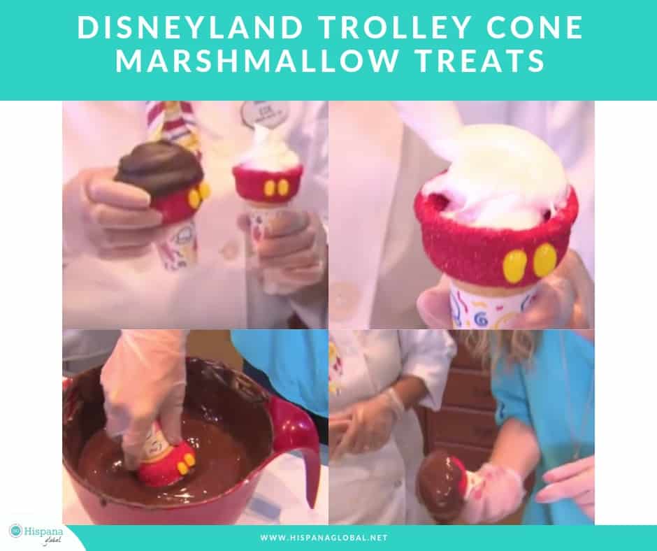How To Make Disneyland’s Trolley Cones: Yummy Chocolate Dipped Marshmallow Cones