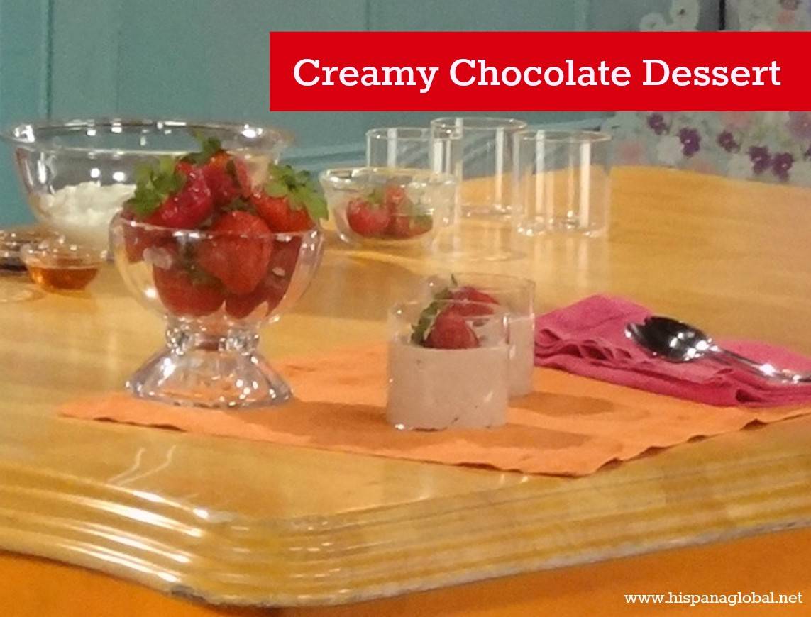 Recipe: Creamy (and healthy!) chocolate dessert