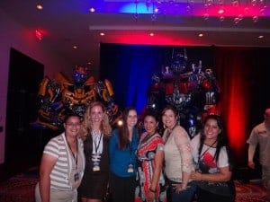 Miami bloggers at Universal Orlando Transformers event