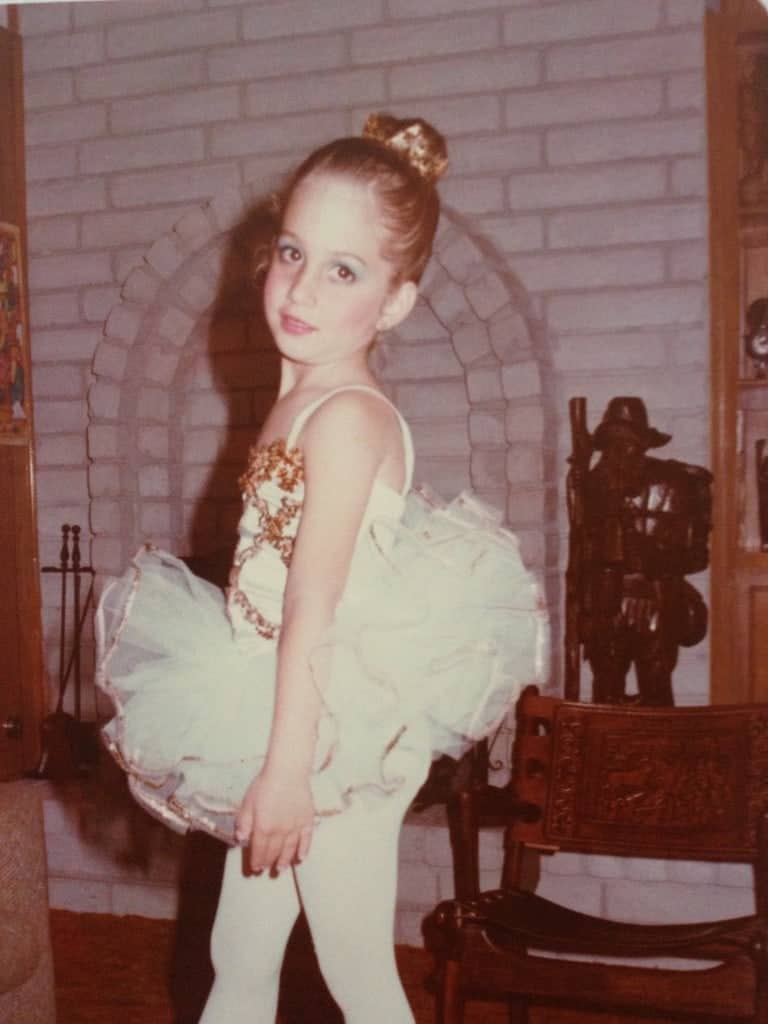 My ballerina look when I was 4.
