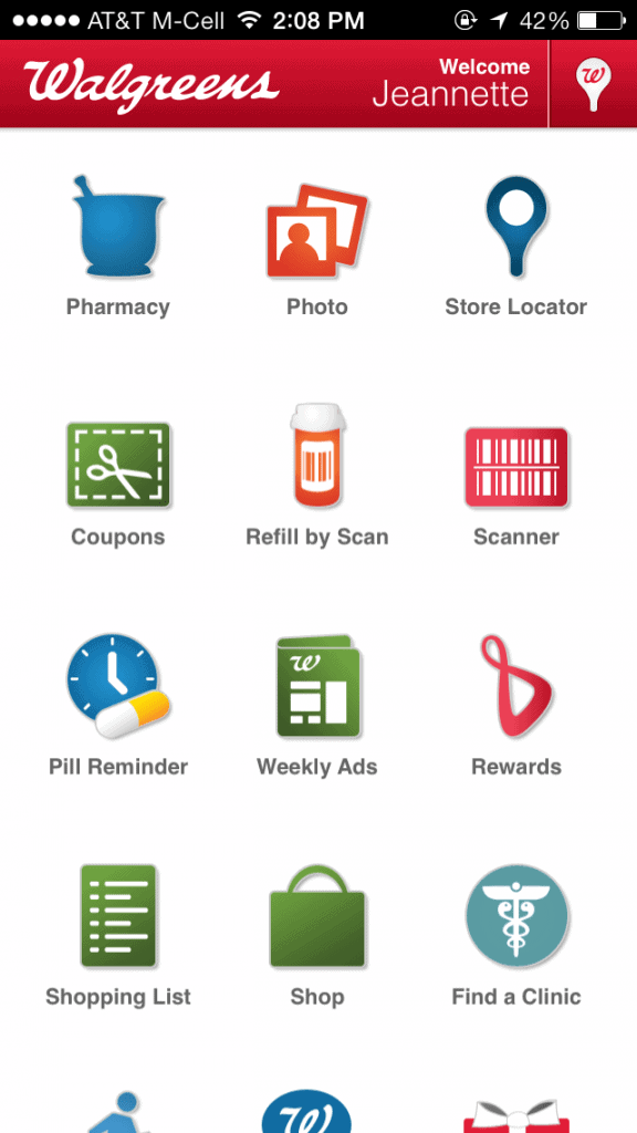 Free Walgreens mobile app for iPhone