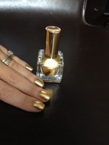 Estee Lauder The Metallics gold Pure Color nail polish