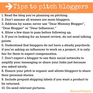 10 tips to pitch bloggers successfully
