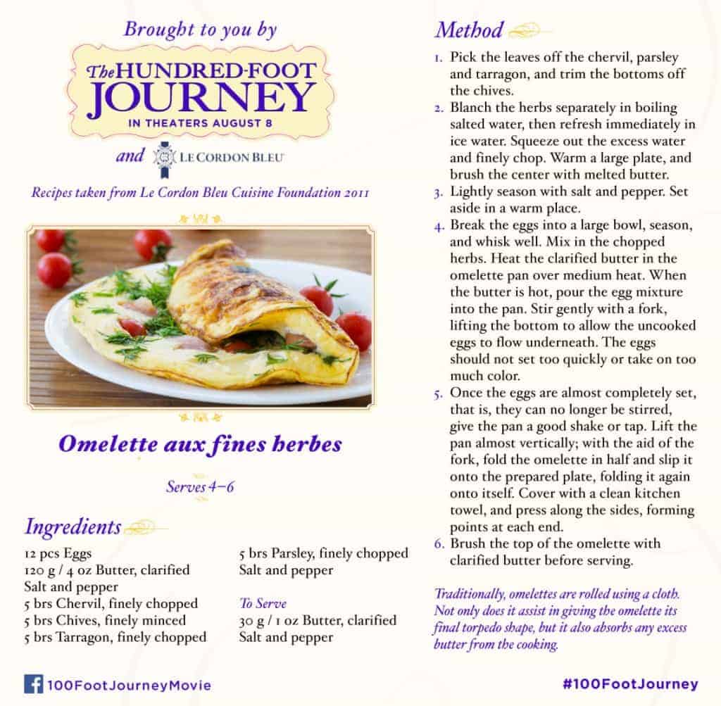 100FootJourney Herb Omelette