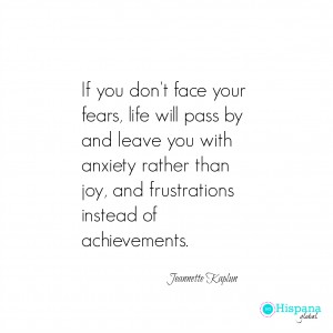 Face your fears