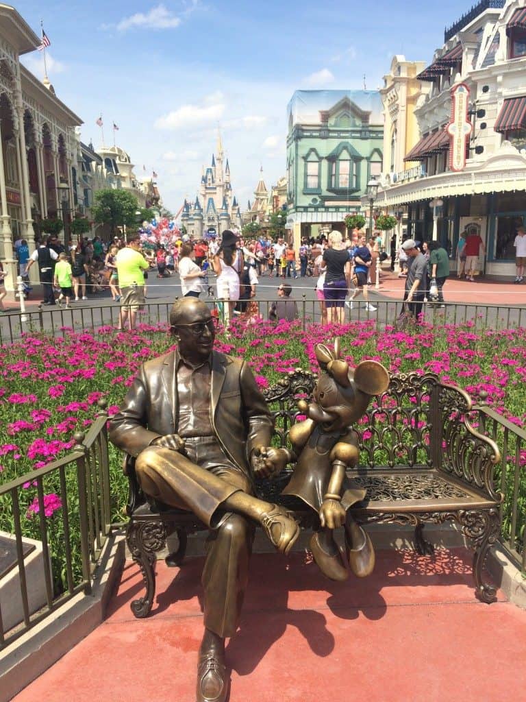 Walt Disney World Resort Roy Disney and Minnie Mouse