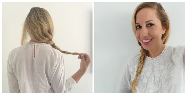 How to do a bohemian side braid in just minutes