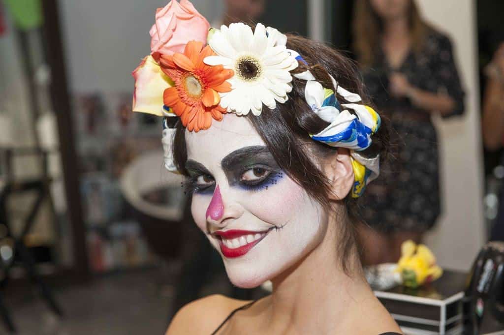 Catrina hair and makeup for day of the dead