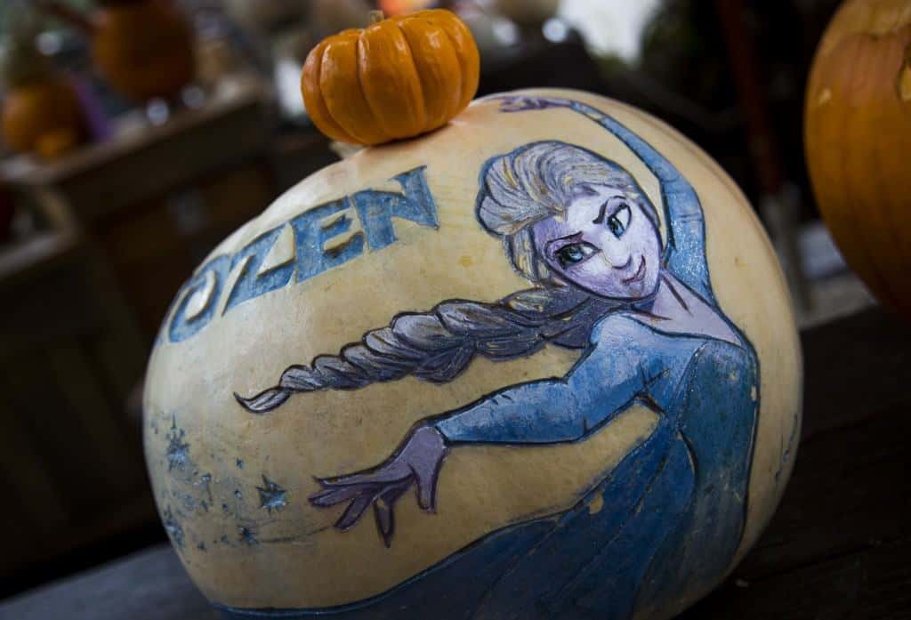 Frozen Pumpkin at Disneyland for Halloween
