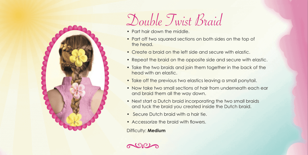 Double Twist Braid step by step