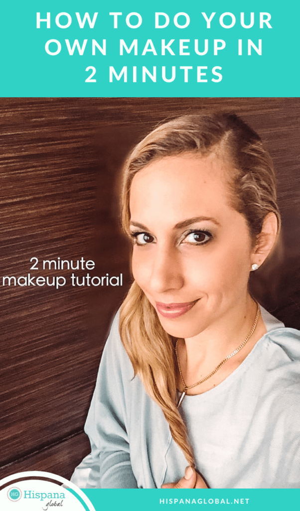 Easy two minute makeup tutorial