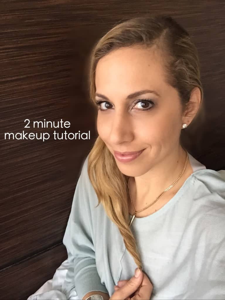 How to do your own makeup in two minutes