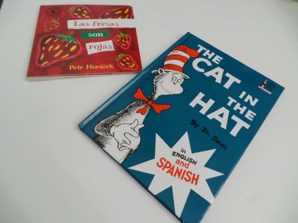 Bilingual books teaching a second language