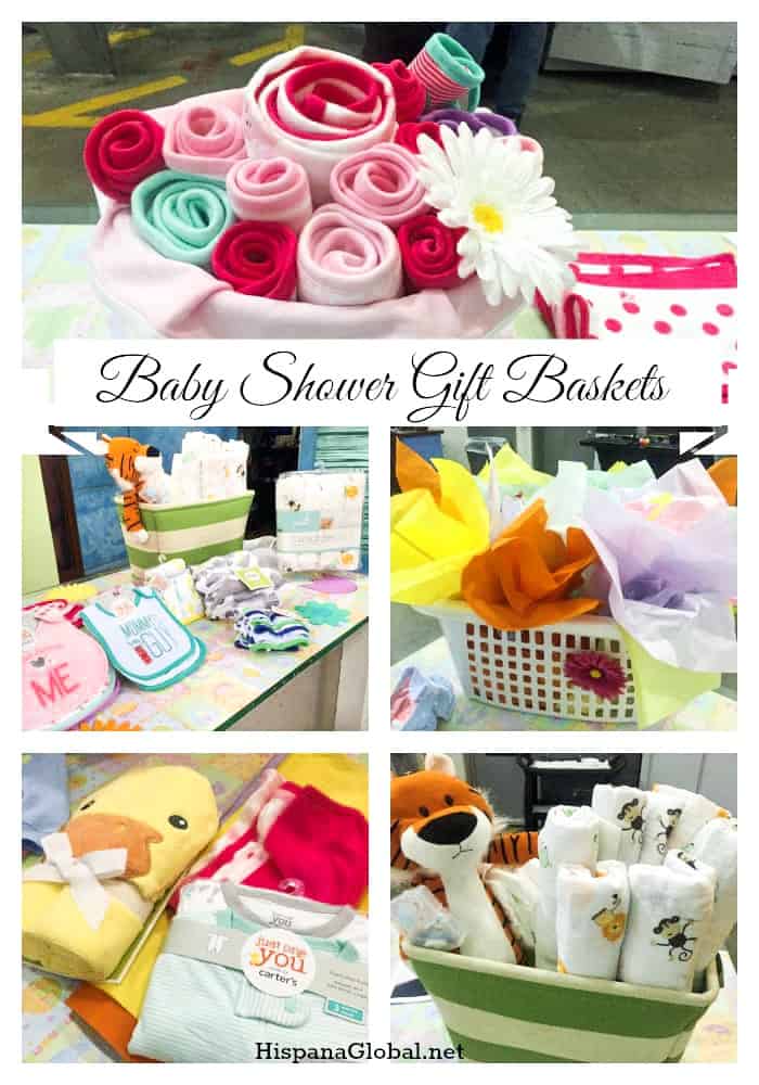 Baby Girl Shower Basket