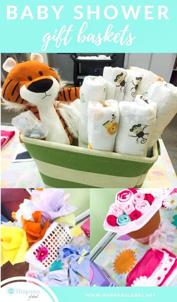 beautiful yet easy baby shower gift basket ideas that are perfect for a baby shower