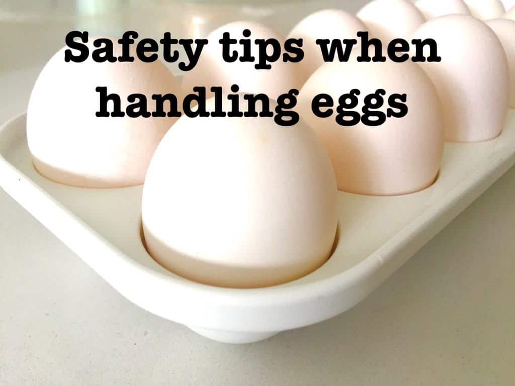 Safety tips when handling eggs