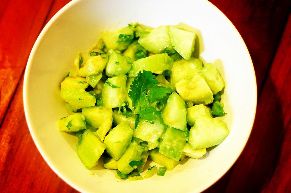 Avocado-and-cucumber-salad