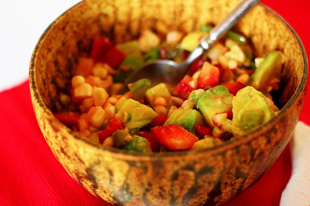 Strawberry-avocado-corn-salad