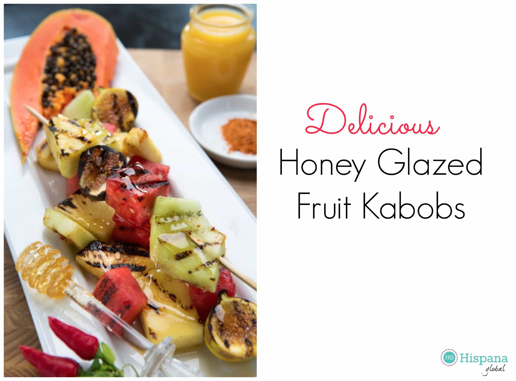 Honey Glazed Grilled Fruit Kabobs Recipe