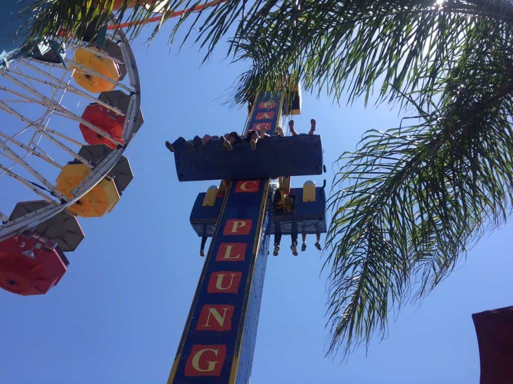 Family vacation fun at Santa Monica Pier