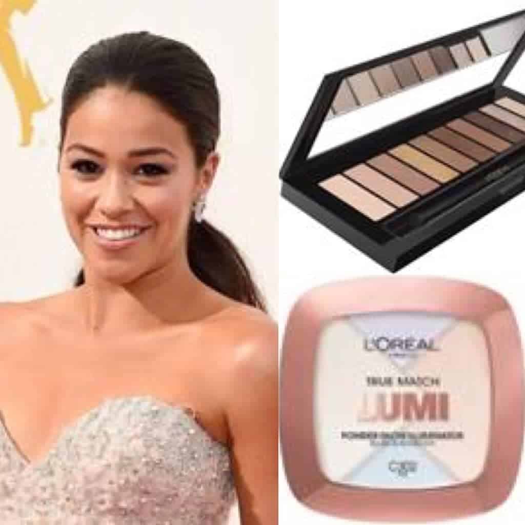 Gina Rodriguez look and makeup Emmys 2015