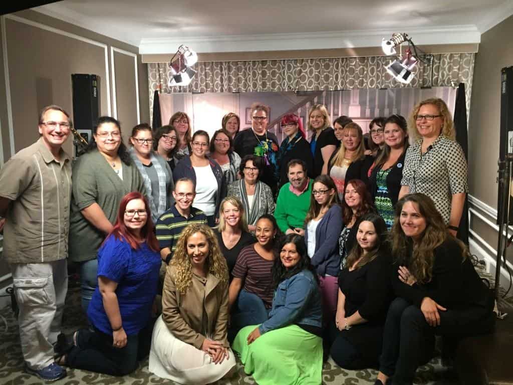 Bloggers with Richard Kind and Phyllis Smith from Inside Out