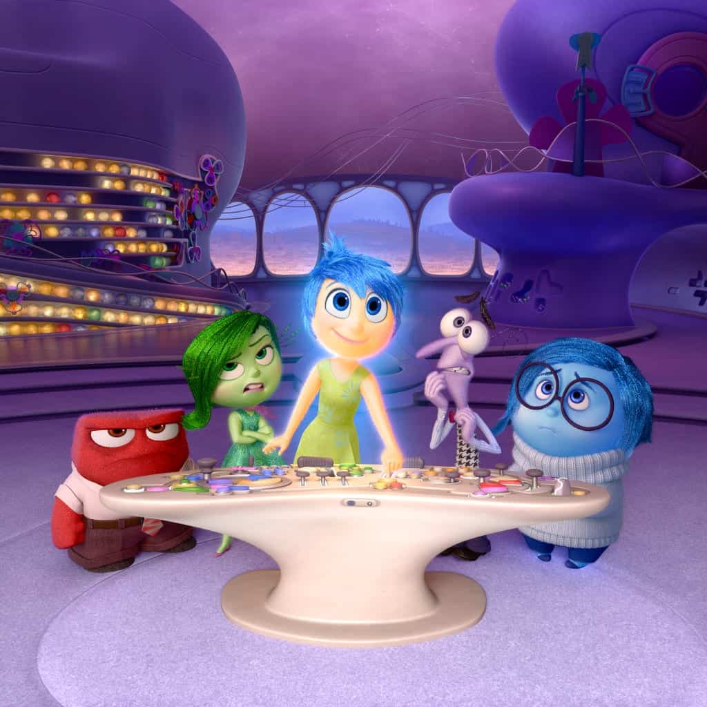 Disney•Pixar's "Inside Out" takes us to the most extraordinary location yet - inside the mind of Riley. Like all of us, Riley is guided by her emotions - Anger (voiced by Lewis Black), Disgust (voiced by Mindy Kaling), Joy (voiced by Amy Poehler), Fear (voiced by Bill Hader) and Sadness (voiced by Phyllis Smith). 