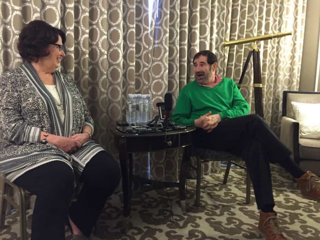 Phyllis Smith and Richard Kind