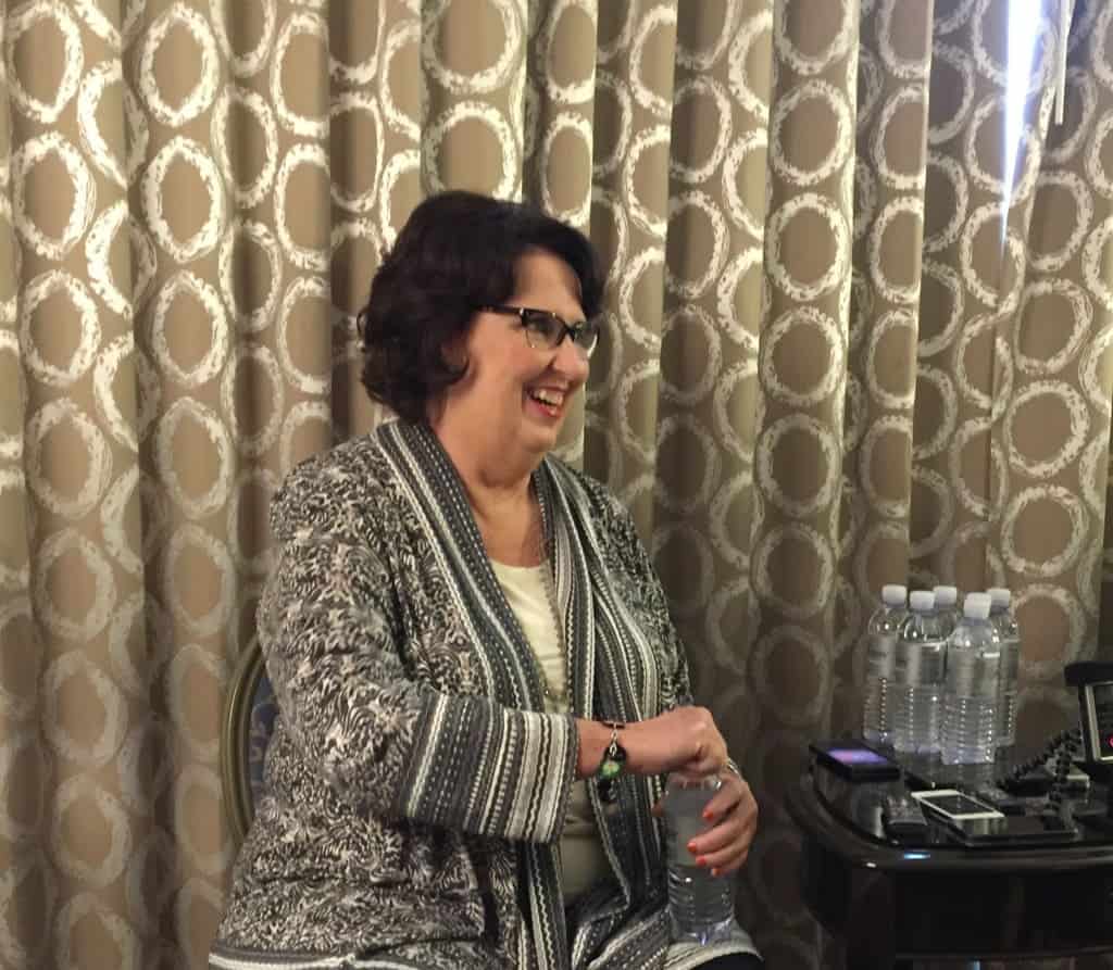 Phyllis Smith smiling