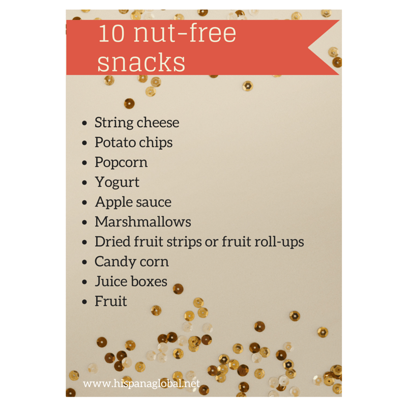 nut free snacks