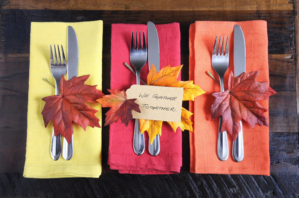 Thanksgiving or Fall place setting