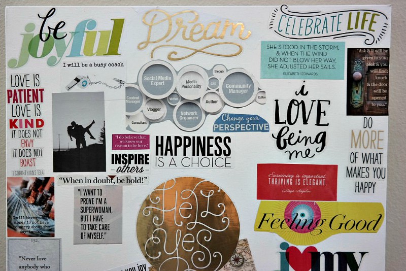 Creating a Vision Board - Organize and Decorate Everything