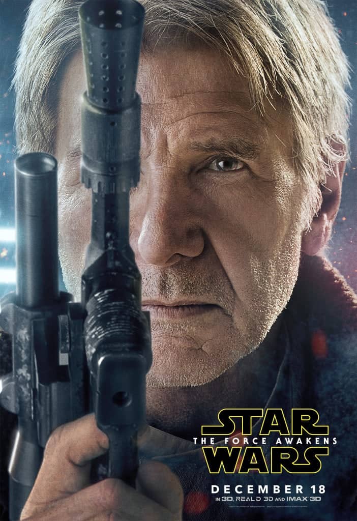 Harrison Ford poster Star Wars The Force Awakens