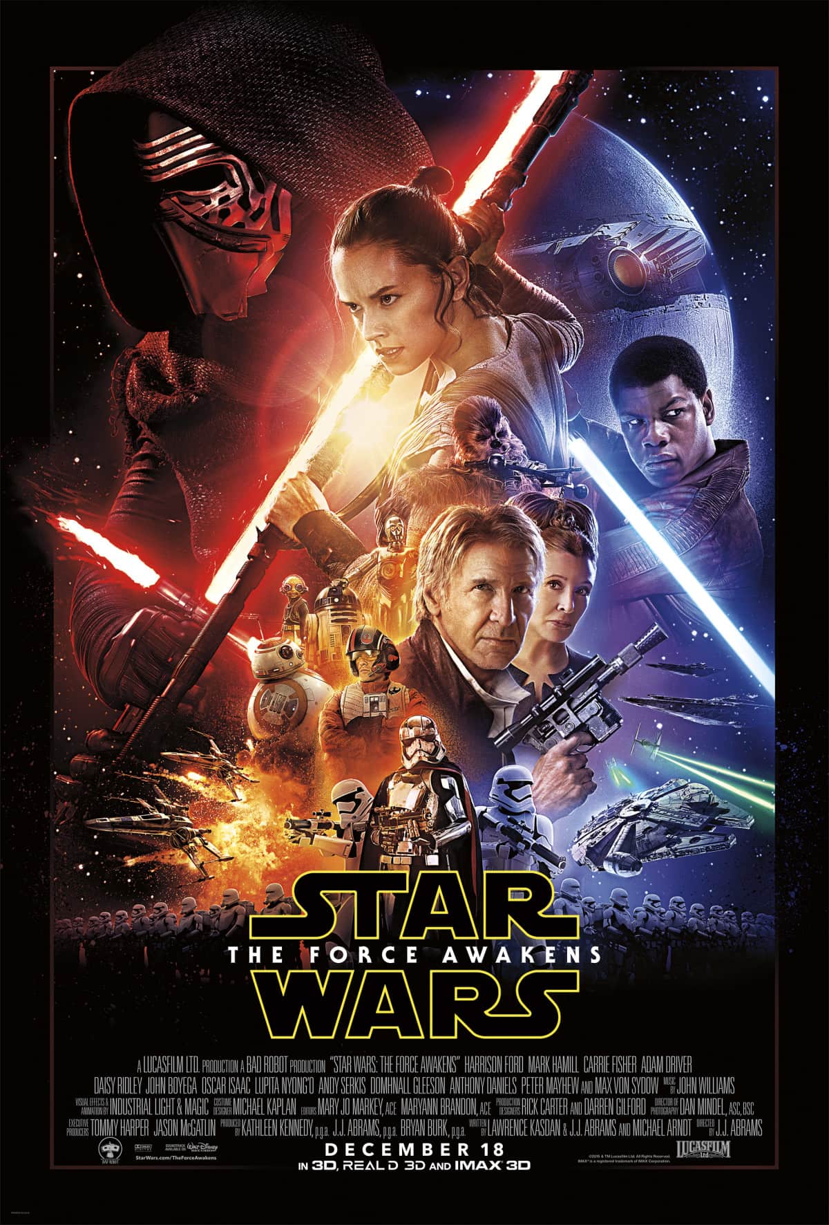 8 Free Star Wars: The Force Awakens Coloring Sheets
