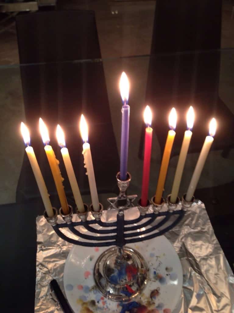 Hanukkah candles are lit to remember the miracles of the Festival of Lights.