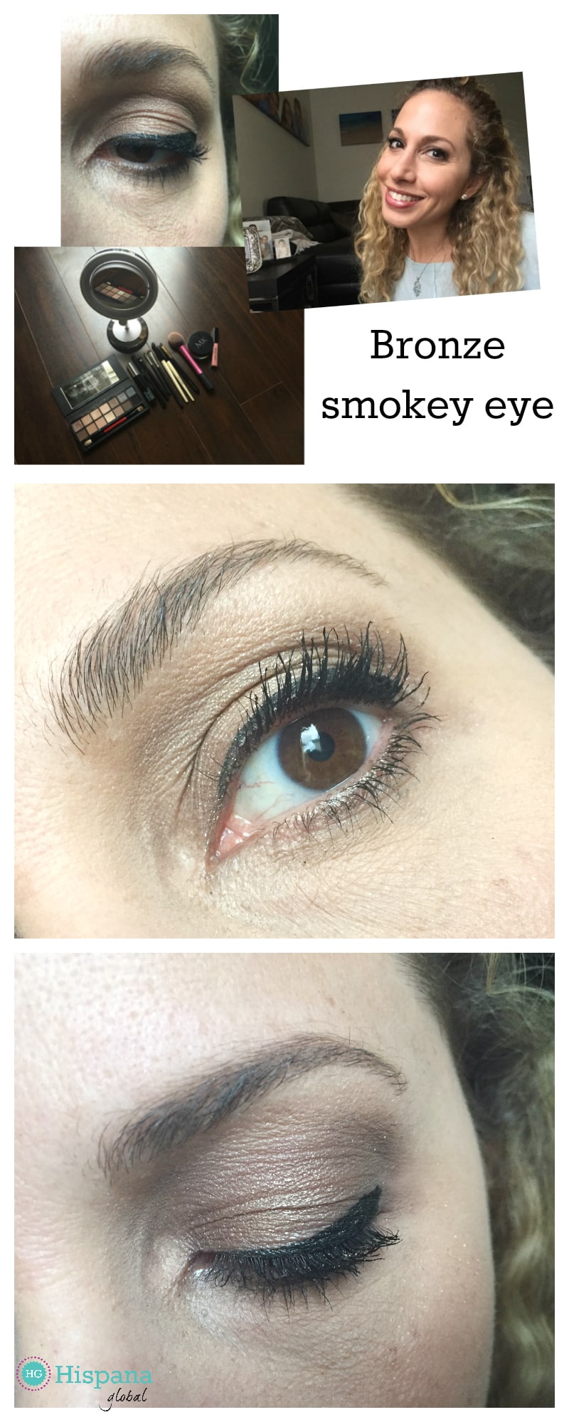 Bronze smokey eye makeup tutorial in just minutes