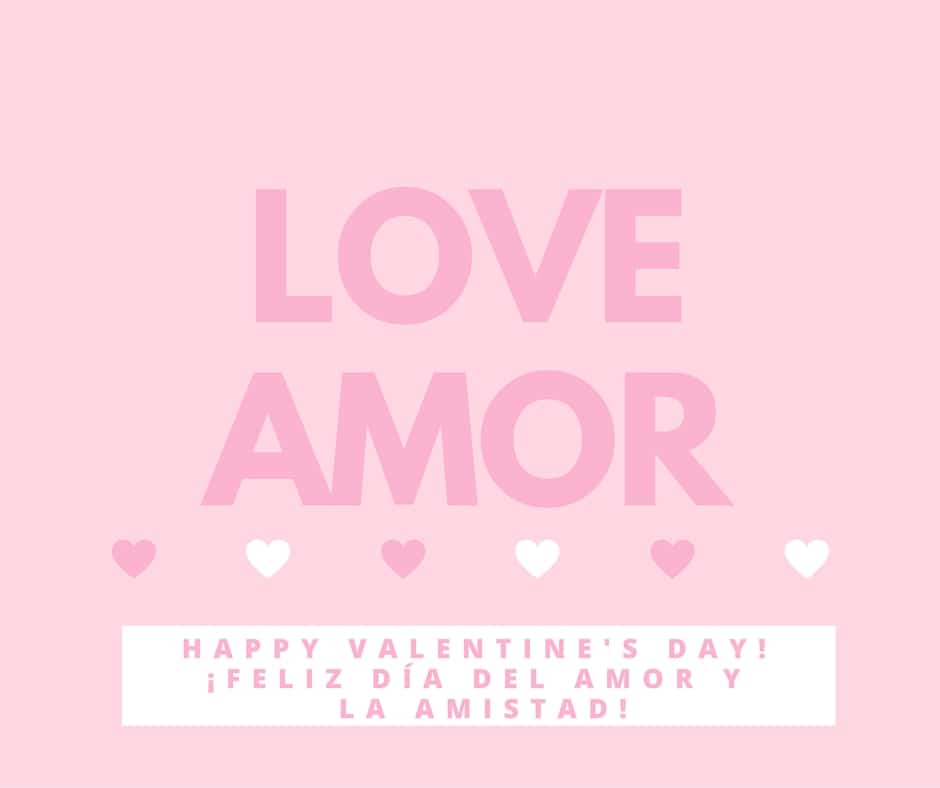 Free Bilingual Valentine’s Day Cards