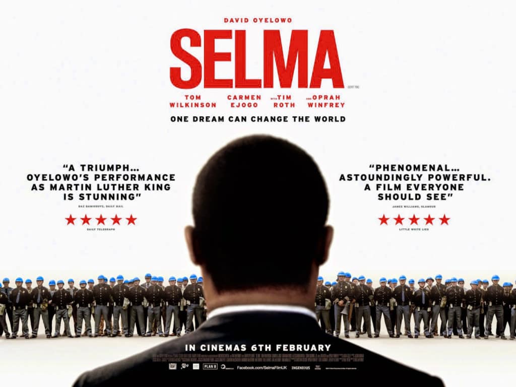 Selma is a great movie for Black History month