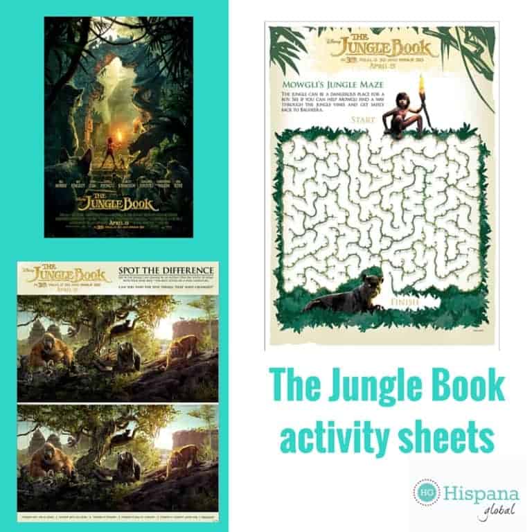 The Jungle Book Free Printable Activity Sheets