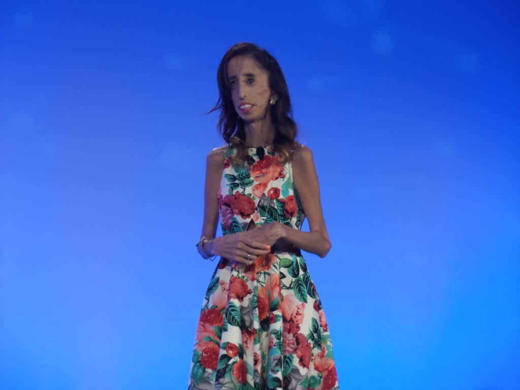 Lizzie Velasquez speaks at Hispanicize 2016