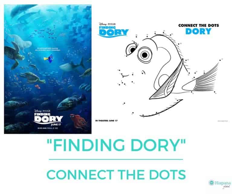 Free Finding Dory Connect The Dots Printable Activities