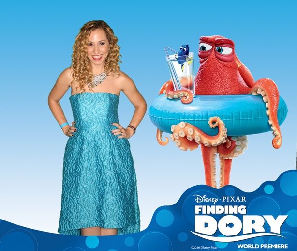 Jeannette Kaplun Finding Dory premiere photo