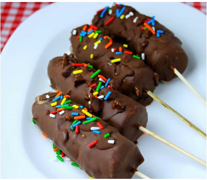 Recipe: Frozen Chocolate-Covered Bananas - Hispana Global