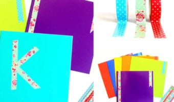 How to customize notebooks for back to school with washi tape