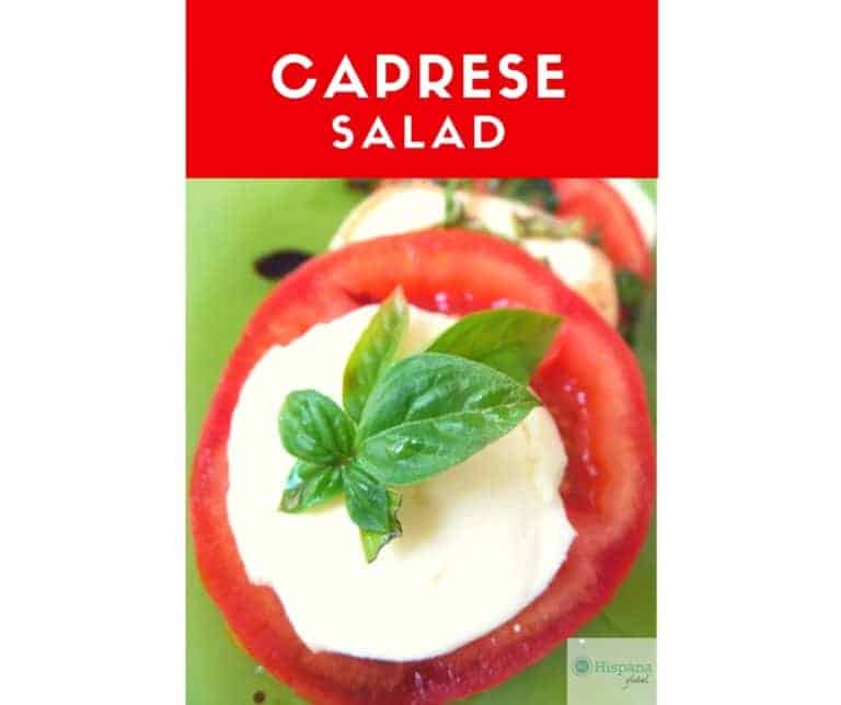 Fresh Basil, Tomato And Mozzarella Caprese Salad Recipe